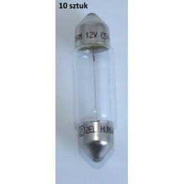 Bulb 12v 5w c5w sv8 5x8 37 mm tube 10 pieces