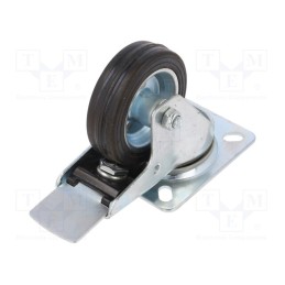 1 pcs x RADER - CKPW-SG 80W-HC - Transport wheel, Ø: 80mm, W: 25mm, H: 105mm, torsional with lock