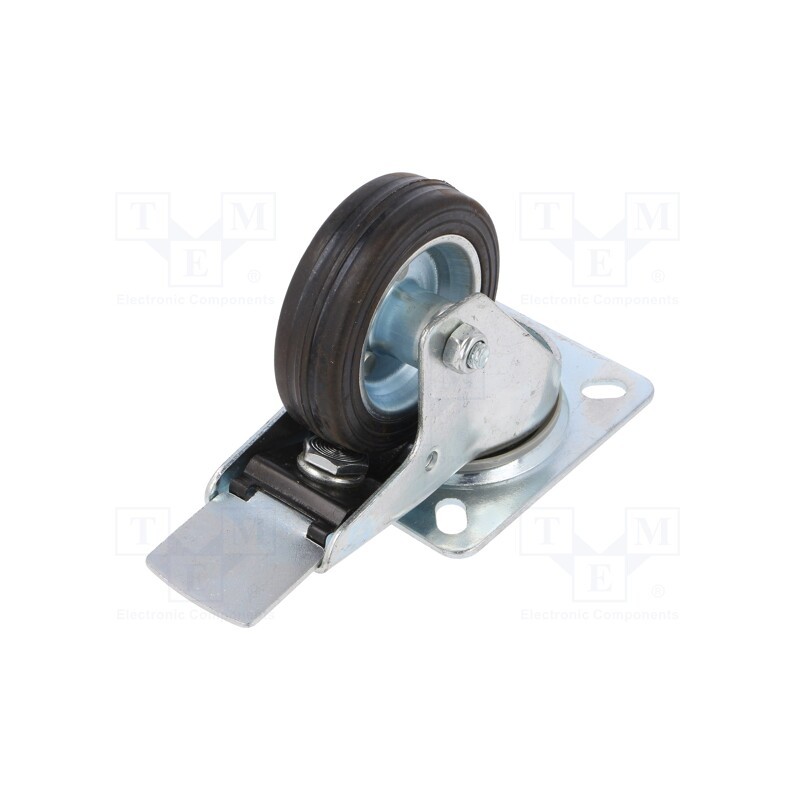 1 pcs x RADER - CKPW-SG 80W-HC - Transport wheel, Ø: 80mm, W: 25mm, H: 105mm, torsional with lock