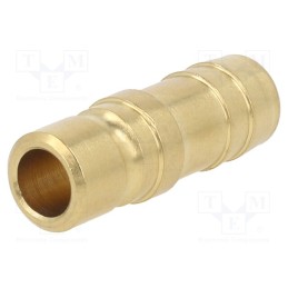 1 pcs x PNEUMAT-K09D WO13 - Connector, connector pipe, max.15bar, Enclos.mat: brass, Seal: FPM