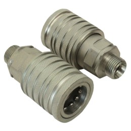 Hydraulic connector euro socket m18x1 5