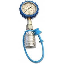 Pressure gauge 250 bar, quick connector, Euro M18 socket