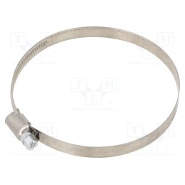 1 pcs x PNEUMAT-158/80-100/W2 - Cable tie, Ø: 80÷100mm, W: 9mm, Material: chrome steel AISI 430