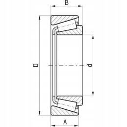Polish tapered roller bearing 31307 27307