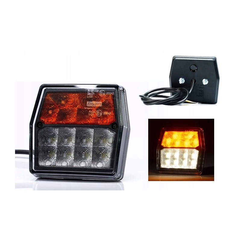 Front lamp forklift tractor Fristom FT 225 12v