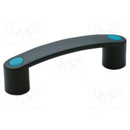 1 pcs x ELESA+GANTER - 260111-C5 - Handle, technopolymer PA, black, H: 35mm, L: 116mm, W: 22mm, F2: 1.5kN