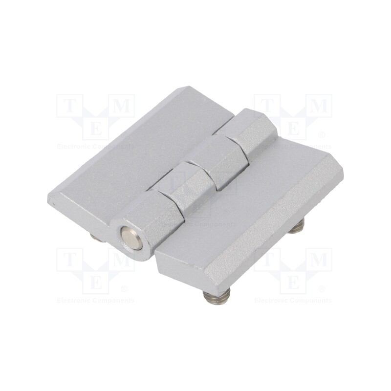 1 pcs x ELESA+GANTER - GN 237-ZD-60-60-C-SR - Hinge, Width: 60mm, zinc and aluminium alloy, silver, H: 60mm