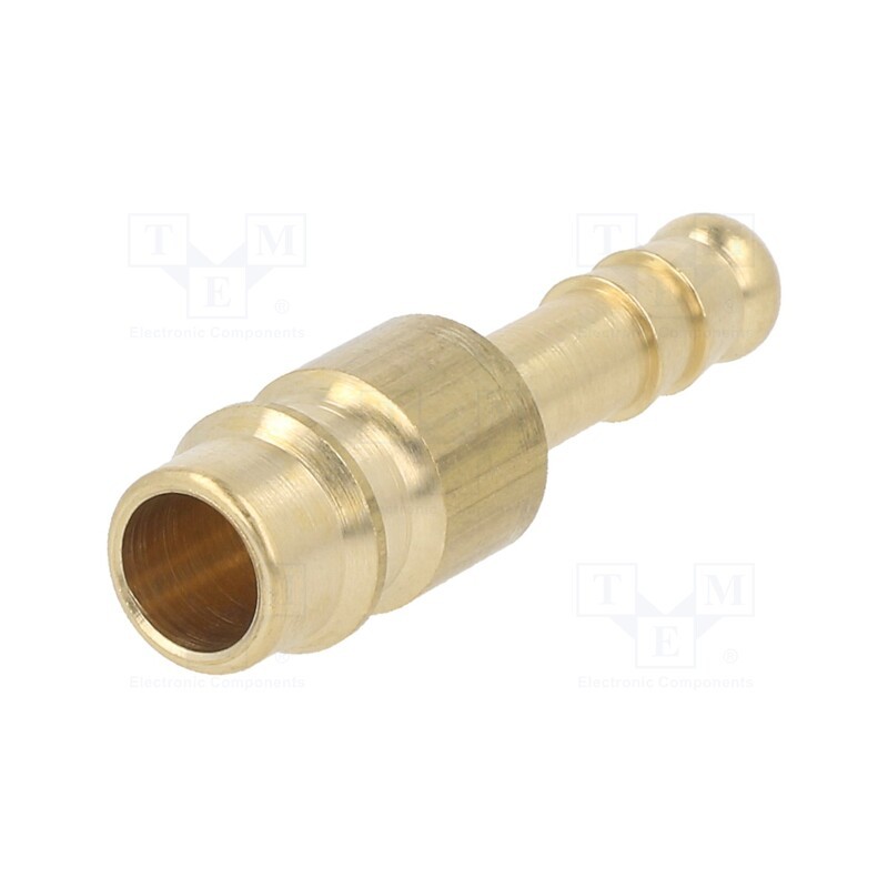 5 pcs x PNEUMAT-K26 WO6 - Connector, connector pipe, 0÷35bar, brass, NW 7,2,hose 6mm