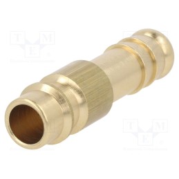 5 pcs x PNEUMAT-K26 WO9 - Connector, connector pipe, 0÷35bar, brass, NW 7,2,hose 9mm