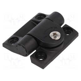 1 pcs x ELESA+GANTER - CFU.60 CH-6 - Hinge, Width: 56.5mm, technopolymer PA, H: 63.5mm, with regulation