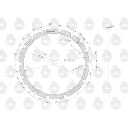 Krazelite hub reduction gear seal 0 8mm