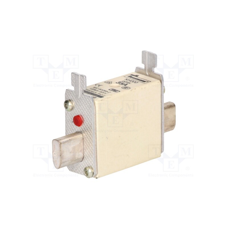 1 pcs x BUSSMANN - 35NHG000B - Fuse: fuse, 35A, 500VAC, 250VDC, ceramic,industrial, NH000