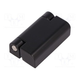 1 pcs x ROZTOCZE - 3.517.001-04 - Hinge, Width: 35mm, zinc and aluminium alloy, black, H: 60mm