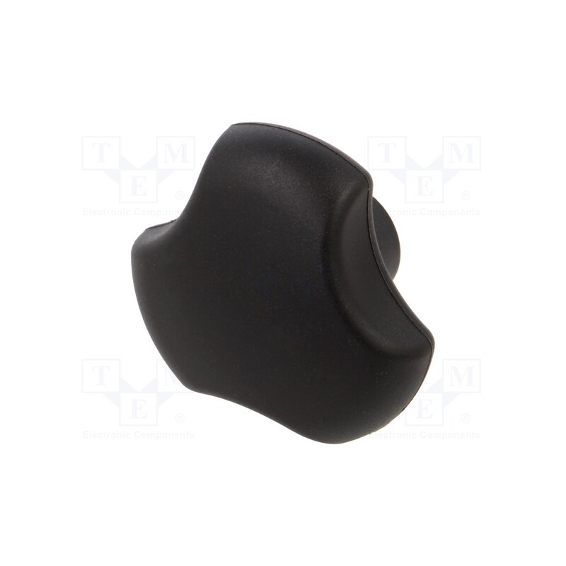 1 pcs x ELESA+GANTER - VTT.50-B-M10 - Knob, Ø: 50mm, Int.thread: M10, 17mm, technopolymer PA, VTT