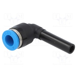 1 pcs x FESTO-153057 - Push-in fitting, angled 90°, -0.95÷6bar, Gasket: NBR rubber, QS