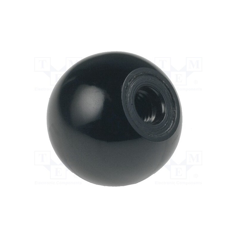 1 pcs x ELESA+GANTER - DIN319-KU-32-M8-C - Ball knob, Ø: 32mm, Int.thread: M8, 14.5mm