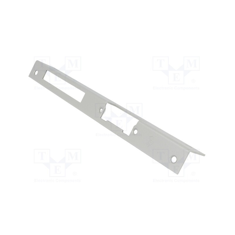 1 pcs x LOCKPOL - 913 G - Frontal plate, angular,right, for electromagnetic lock, grey