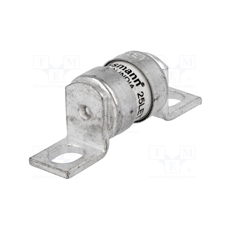 1 pcs x BUSSMANN - 25LET - Fuse: fuse, 25A, 240VAC, 150VDC, ceramic,industrial, LET
