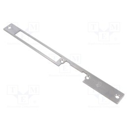 1 pcs x LOCKPOL - 910 X - Frontal plate, long,flat, W: 21mm, for electromagnetic lock