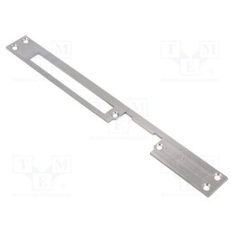 1 pcs x LOCKPOL - 904 X - Frontal plate, long,flat, W: 25mm, for electromagnetic lock