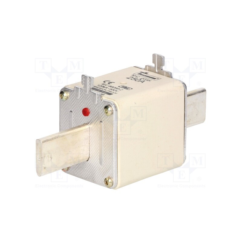 1 pcs x BUSSMANN - 250NHG2B - Fuse: fuse, gG,gL, 250A, 500VAC, 250VDC, ceramic,industrial, NH2