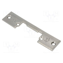 1 pcs x LOCKPOL - 900 X - Frontal plate, for electromagnetic lock, stainless steel