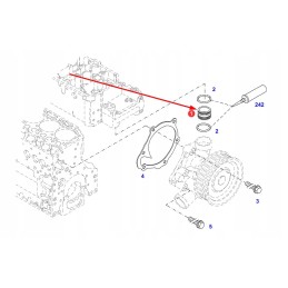 F716201610020 water pump sealing sleeve