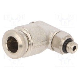 1 pcs x AIGNEP-57550 6-M5 - Push-in fitting, BANJO,angled, -0.99÷20bar, nickel plated brass