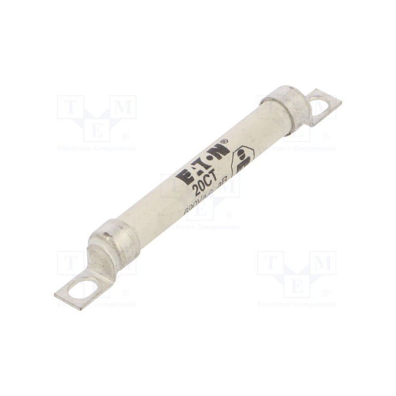 1 pcs x BUSSMANN - 20CT - Fuse: fuse, quick blow, 20A, 690VAC, industrial