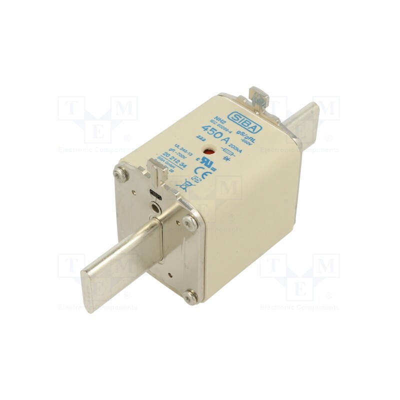 1 pcs x SIBA - 2021234.25 - Fuse: fuse, gRL,gS, 450A, 690VAC, ceramic,industrial, NH2, URM