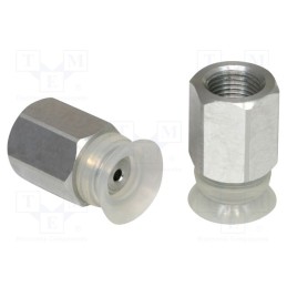 1 pcs x SCHMALZ-PFYN-15-SI-55-G1/8-IG - Suction cup, 15mm, G1/8-IG, Shore hardness: 55, 0.4cm3, 9N, PFYN