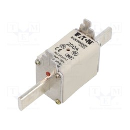 1 pcs x BUSSMANN - 200NHG02B - Fuse: fuse, gG,gL, 200A, 500VAC, industrial, NH02