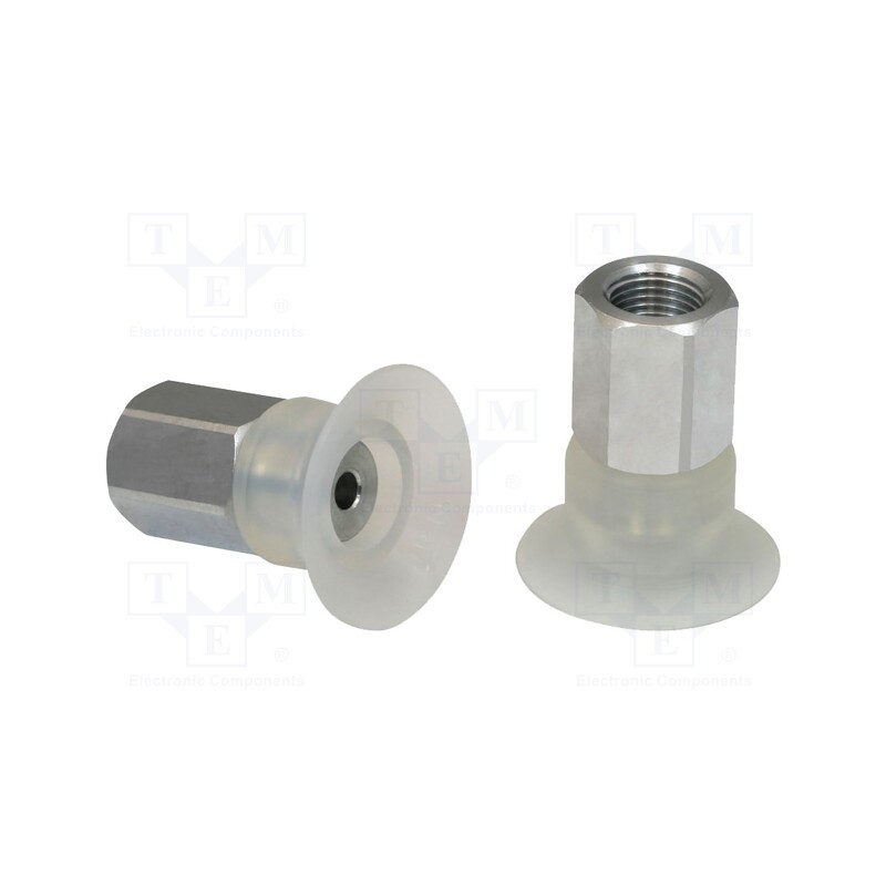 1 pcs x SCHMALZ-PFYN-25-SI-55-G1/8-IG - Suction cup, 25mm, G1/8-IG, Shore hardness: 55, 1.3cm3, 26.5N, PFYN