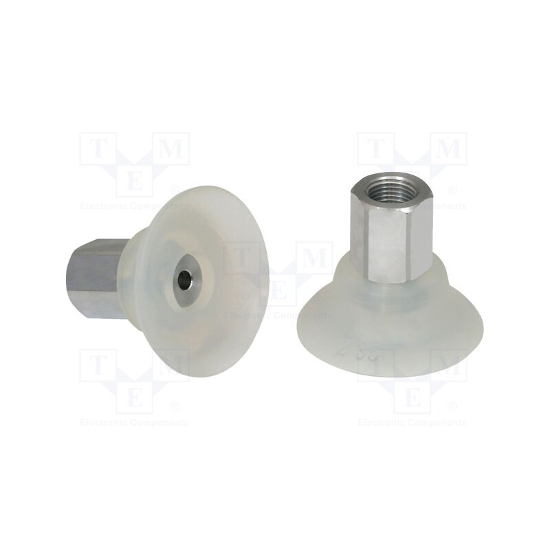1 pcs x SCHMALZ-PFYN-35-SI-55-G1/8-IG - Suction cup, 35mm, G1/8-IG, Shore hardness: 55, 2.7cm3, 44N, PFYN
