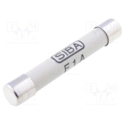 1 pcs x SIBA - 184000.1 - Fuse: fuse, quick blow, 1A, 1.2kVAC, industrial, 8x50mm, 7103401