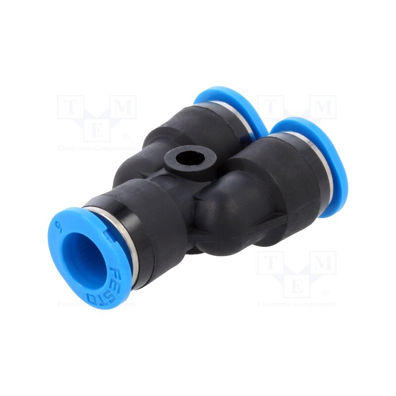 1 pcs x FESTO-153372 - Push-in fitting, Y-Yap spliYYer, -0.95÷6bar, PBT, QSM, Øout: 6mm