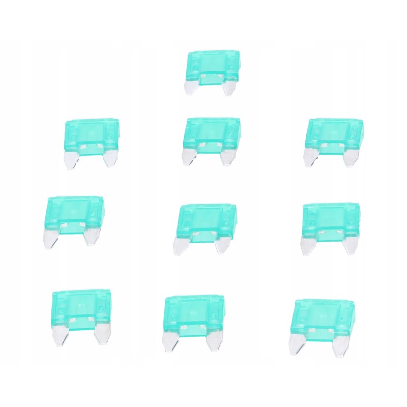Mini flat fuse 30a green 10 pcs