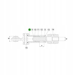 Stabilizer bush 42x48x47 5 mm for John Deere