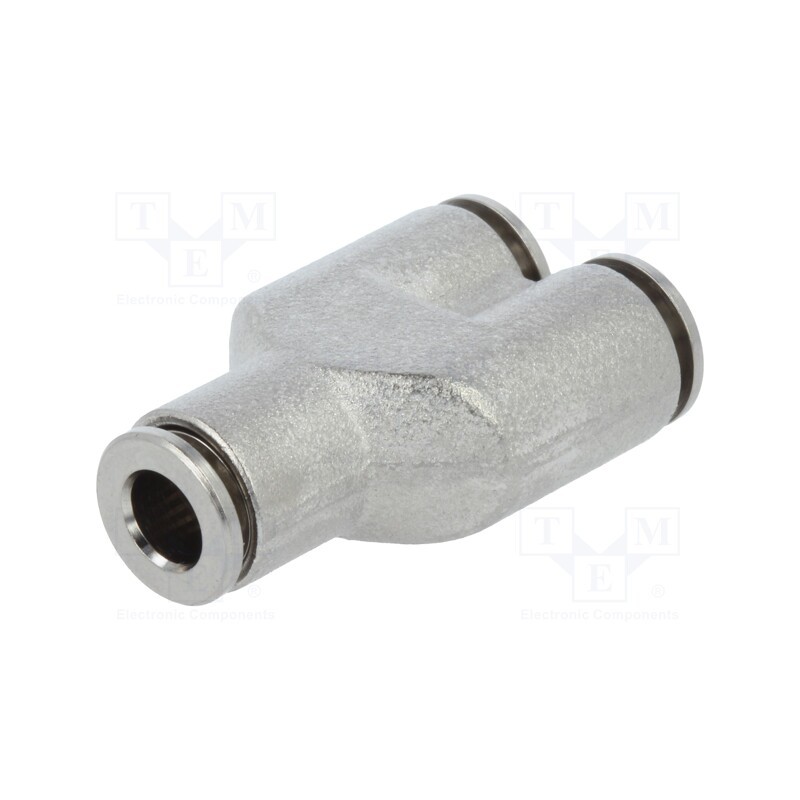 1 pcs x FESTO-578410 - Tee fitting, plug-in, -0.95÷20bar, nickel plated brass, NPQH