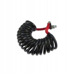 Spiral connection cable, red polyamed sheath