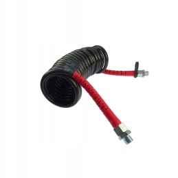 Spiral connection cable, red polyamed sheath