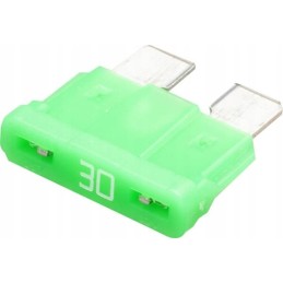 Blade fuse 32v 30a l 18 6mm green 1 pc