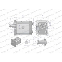 Hydraulic pump 31 0 cm3 max 150 bar Warynski