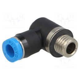 1 pcs x FESTO-130832 - Push-in fitting, threaded,angled 90°, -0.95÷6bar, Thread: M7
