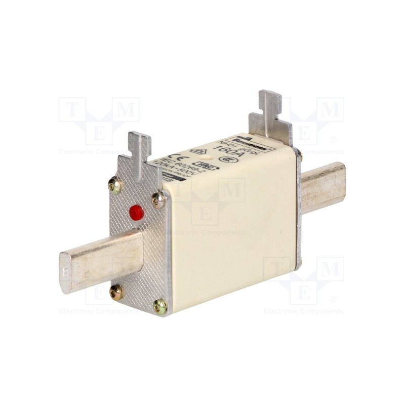 1 pcs x BUSSMANN - 160NHG01B - Fuse: fuse, gG,gL, 160A, 500VAC, 250VDC, ceramic,industrial, NH01