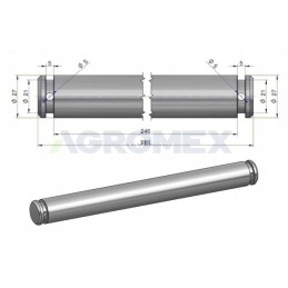 Frame hanger pin C 360 50676030 original Ursus