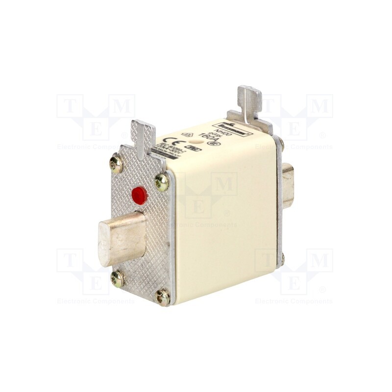 1 pcs x BUSSMANN - 160NHG00B - Fuse: fuse, gG,gL, 160A, 500VAC, 250VDC, ceramic,industrial, NH00
