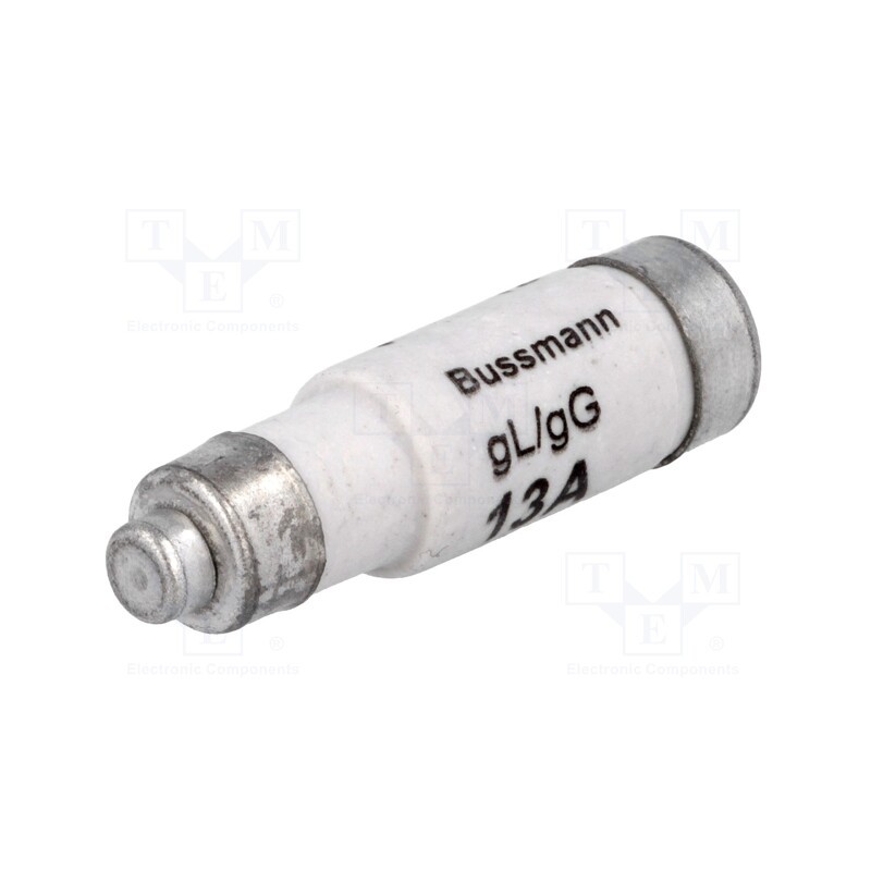1 pcs x BUSSMANN - 13NZ01 - Fuse: fuse, 13A, 400VAC, 250VDC, ceramic,industrial, D01