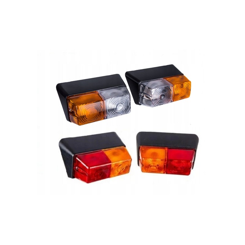 Set of front and rear lamps Wladimirec T 25