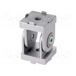 1 pcs x FATH - 093G30AN06 - Hinge, for profiles, Width of the groove: 6mm, aluminium